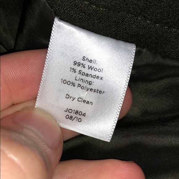 Talbots Dark Green Wool Dress Pants Trousers - Picture 8 of 8